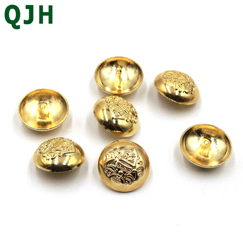 

5pcs/bag 22mm Gold Metal Buttons for Clothing Jeans Jacket Coat Brand Fashion Women Men Sewing Supplies