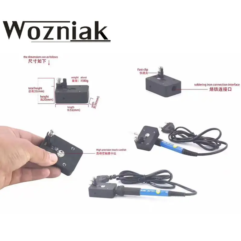 Wozniak для iPhone 7/7P 7Plus U10 IC кнопка домой с отпечатком пальца ремонт база приспособление обслуживание платформы инструменты