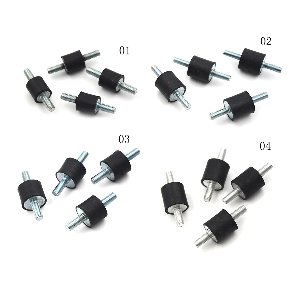 

One Or 4pcs/lot Anti Vibration Silentblock Boat Car Bobbin Rubber Mounts Male Tools M4 M5 M6 M8