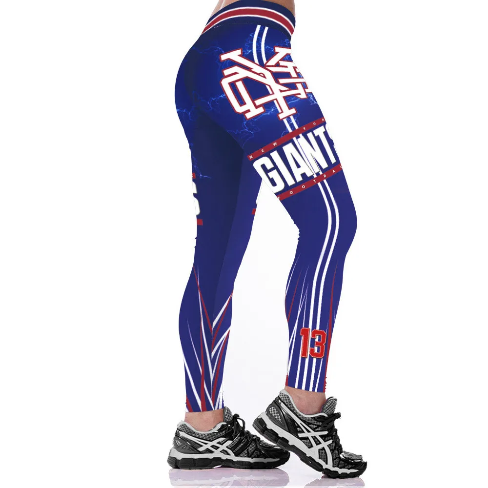 

Unisex Football Team Giants 13 Print Tight Pants Workout Gym Training Running Yoga Sport Fitness Exercise Leggings Dropshipping