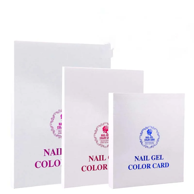 

1 Box Professional 120/154/216 Colors Nail Gel Polish Display Card Book Color Board Chart Nail Art Salon Manicure Tools