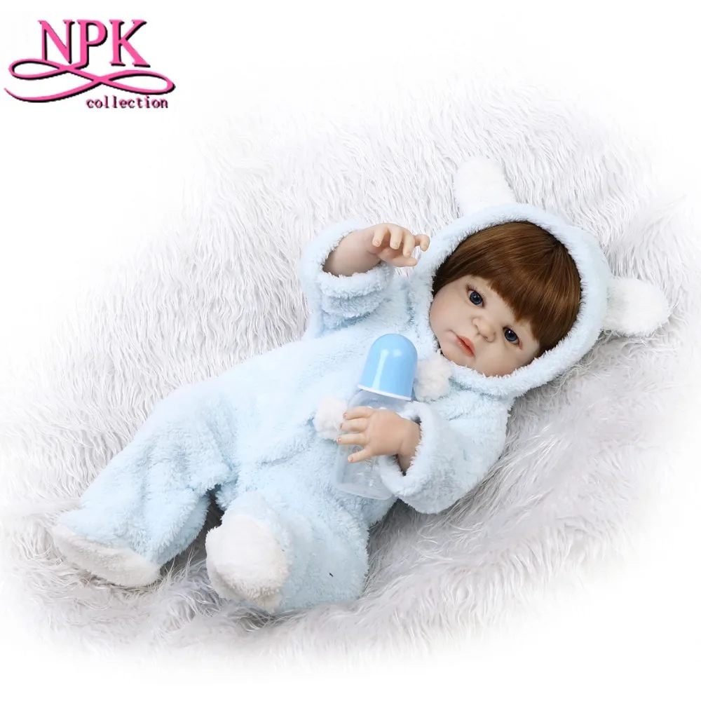 

NPKCOLLECTION Silicone Full Body Reborn Dolls 23'' Realistic Handmade Baby Dolls Boy Fashion Kids Bebes De Silicona Realistas