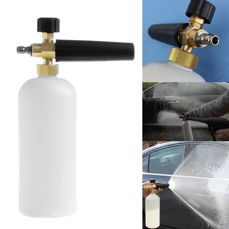 

1L Adjustable Snow Foam Car Wash Gun Soap Pressure Washer Bottle 12mm 2018- G6KC