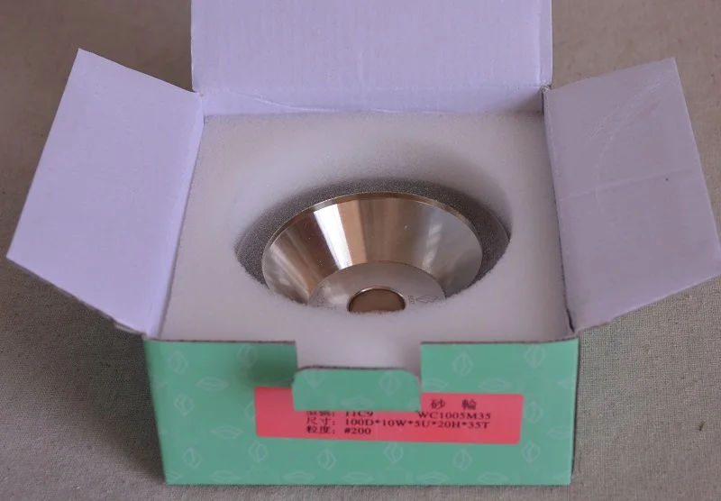 New 1pc High quality 320# Diamond Grinding Wheel Abrasive disc Flaring Cup Diamond grinding cup wheel 100D*10W*5U*20H*35T