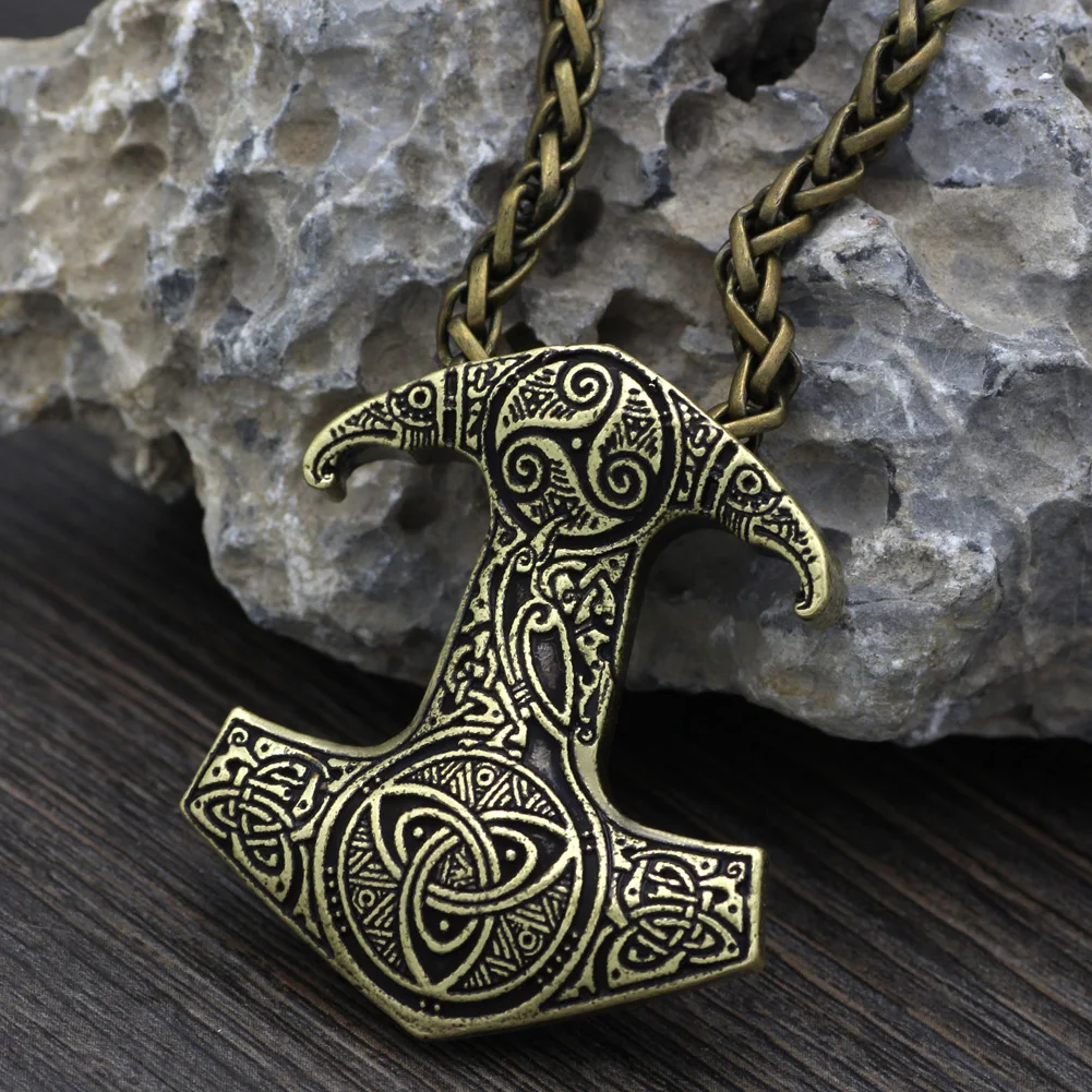 Youe Shoe Мужская обувь Viking Talisman Thor Hammer амулет в виде молота Odin Ворон символ узел