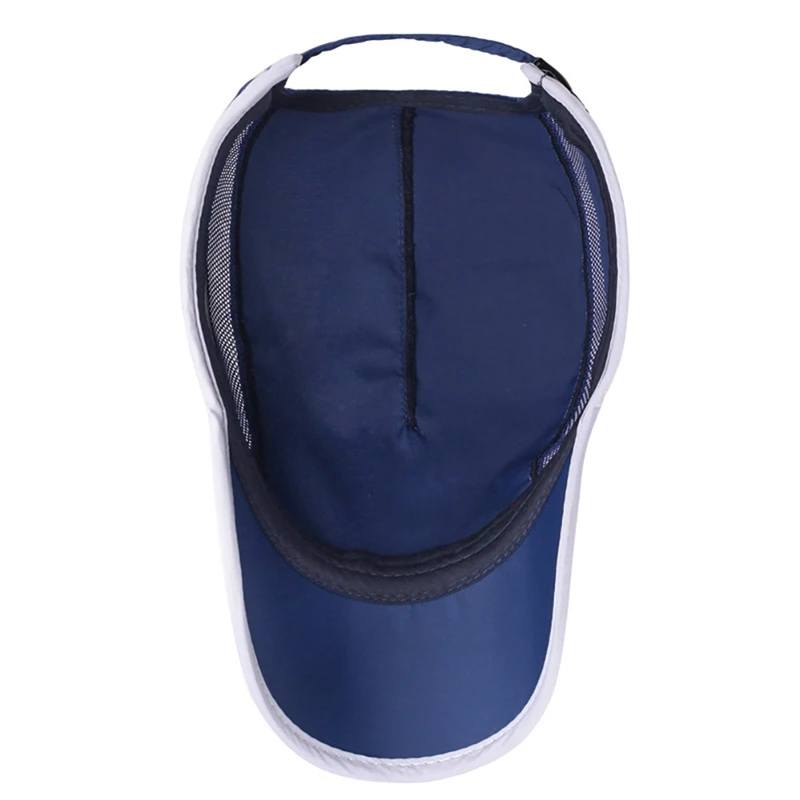 Удобная Кепки открытый летние быстросохнущие защита от ультрафиолета, от Солнца шляпа Головные уборы спортивная одежда с регулируемой застежкой сзади