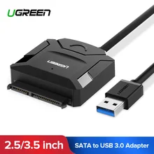 Ugreen SATA к USB адаптер USB 3.0 2.0 кабель SATA конвертер для Samsung Seagate WD 2.5 3.5 HDD SSD жесткий диск usb sata адаптер