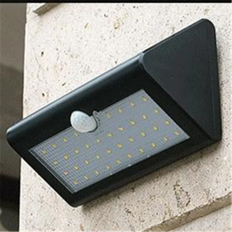 

Garden Outdoor LED Solar Powered Wall Lights Waterproof Path Super Bright Human Induction Lamp Infrared sensor Garland Decor