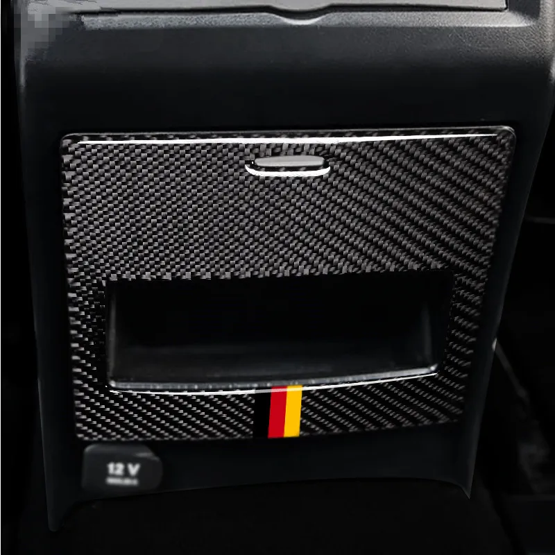 TPIC-Carbon-Fiber-Rear-Storage-box-Decoration-Stickers-For-Mercedes-ML-2012-2016-GL-2013-2016 (1)