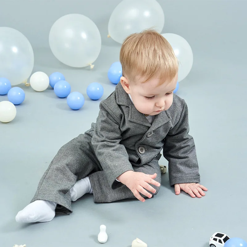 

2019 Spring&Autumn New Ins In Vogueg Boys Suits Set Formal Boys Suits for Weddings Suit for Kids Boy Birthday Boys Blazer