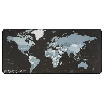

Elisona 300x700x2mm Waterproof Gaming World Map Mousepad Mousemat Mouse Desk Table Pad Mat for Computer Overwatch Lol Dota 2