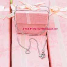 10 шт./лот 43 см серебряный сплав/Циркон Цепочки и ожерелья цепь аксессуар Мода Шарм ювелирных изделий и компоненты