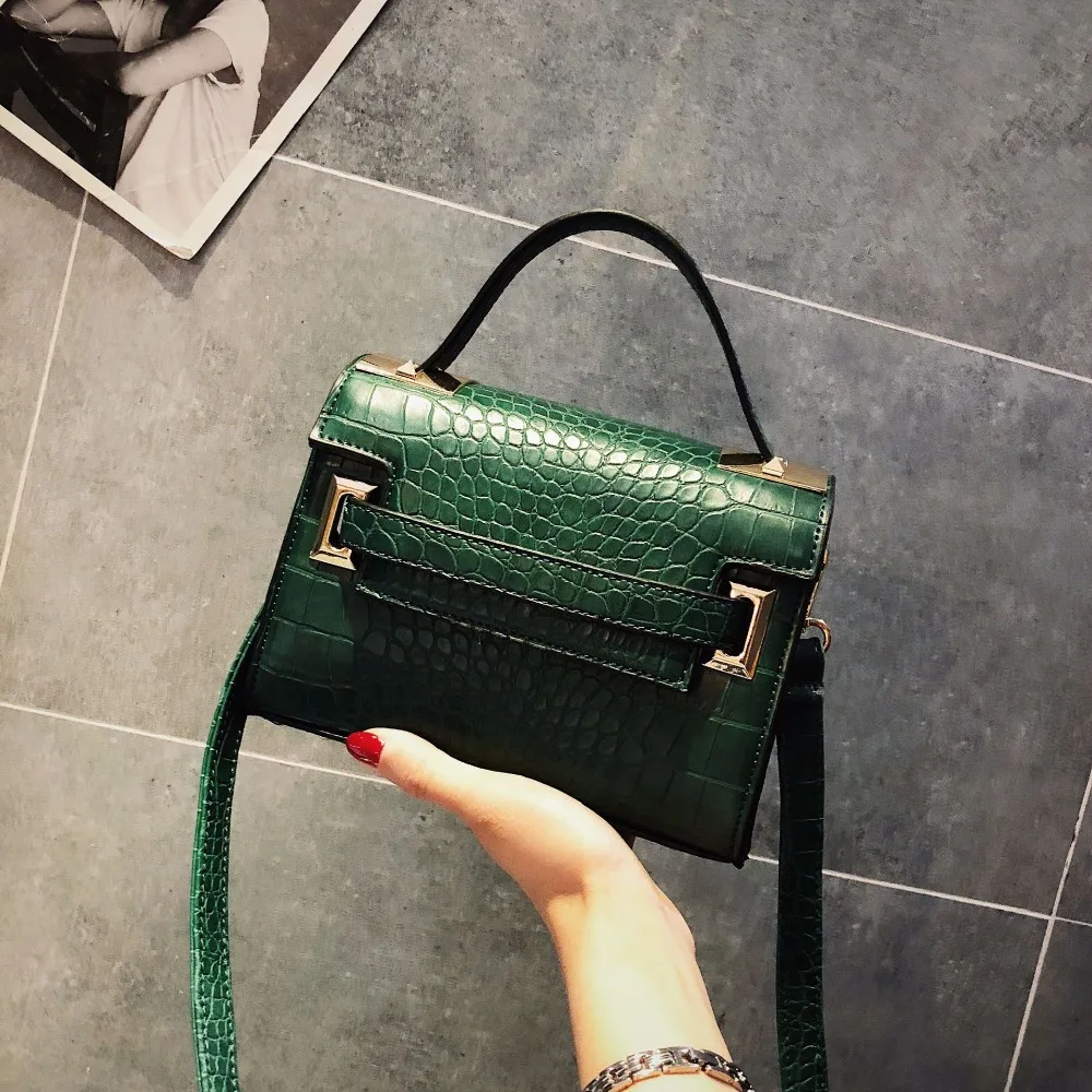 2019 new Crocodile Grain Fashion Trend Ladies Handbags Crossbody Bags ...