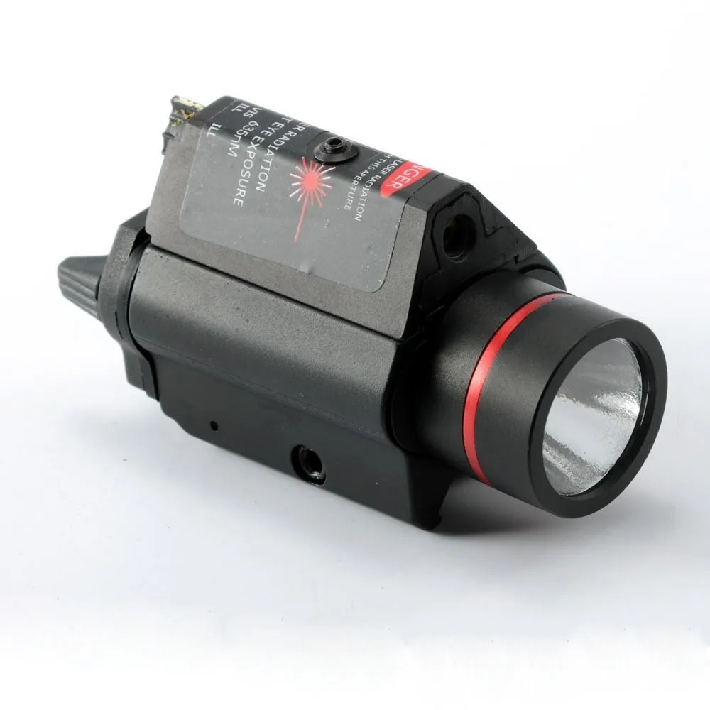 Arma de Caça ao ar Vista para Rifle Livre Tático Fleshlight Led Lanterna Combo Laser Vermelho Scope se Encaixa 20mm Ferroviário Luz m6 6 Luzes de armas