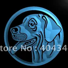 LB683-Родезийский Риджбек собака, домашнее животное, светодиодная неоновая вывеска