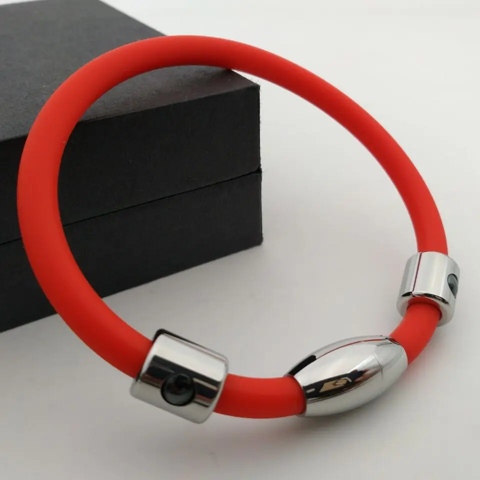 Removable germanium bracelet pure germanium silicone braceletin
