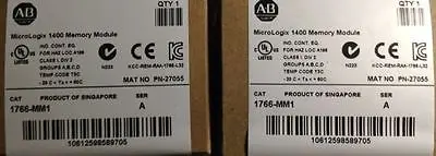 

DHL/EMS 1PC Allen Bradley AB PLC MicroLogix 1400 Memory Module 1766-MM1 New In Box -E1