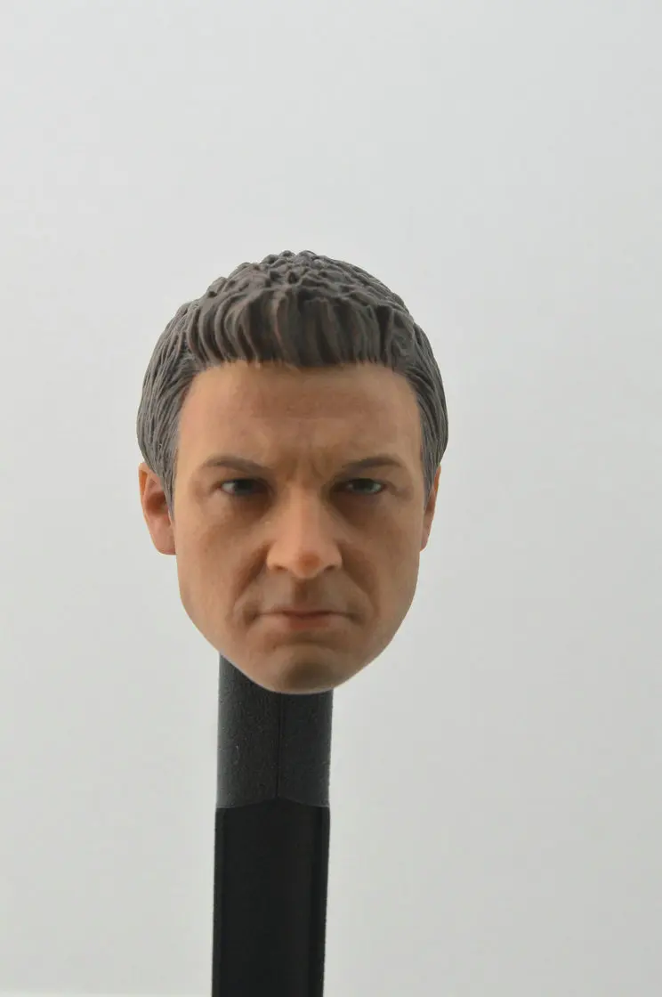 

Custom Jeremy Renner 3.0 1/6 Head Sculpt for Hot Toys Hawkeye Muscular Body