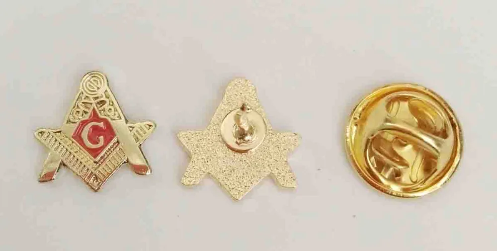 Small Wholesale 10PCS 12mm Brass gold plated mason...