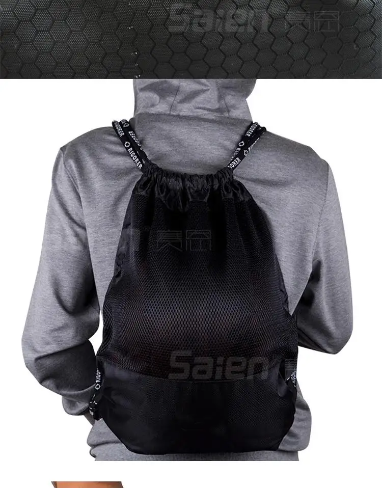 2 шт. водоотталкивающая Gymbag большой рюкзак Drawstring Sackpack для покупок Спорт Йога Баскетбол Рюкзак