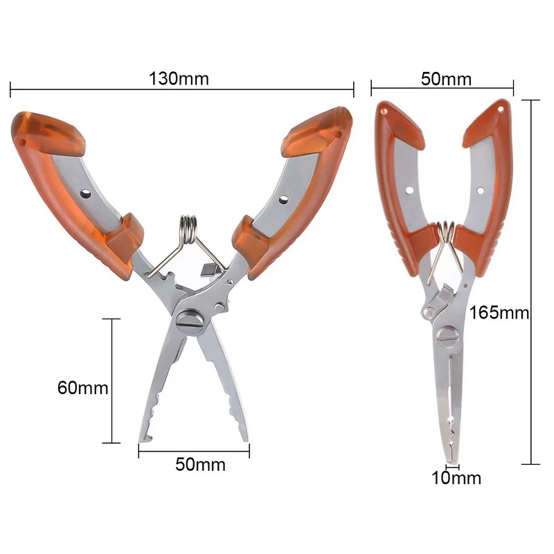 1 шт. из нержавеющей стали тонкогубцы изогнутые плоскогубцы для рыбной ловли оплетка резаки ножницы маленький крючок для удаления рыбы многофункциональные рыболовные снасти