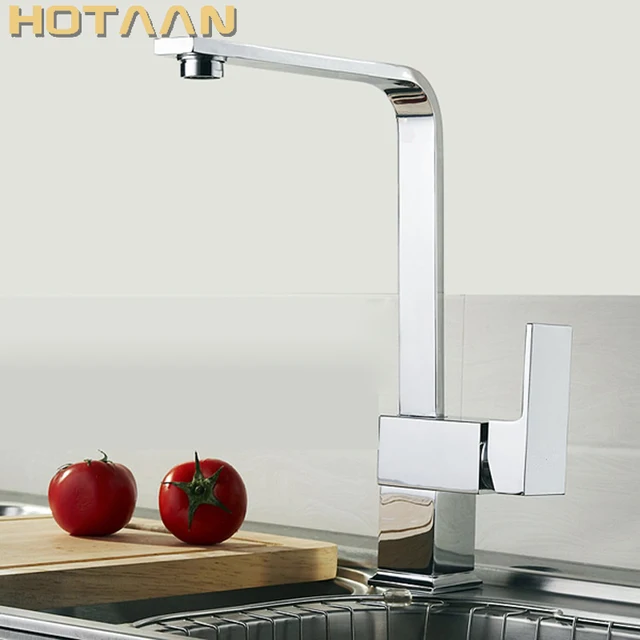 Special Offers Free shipping Kitchen faucet Brass kitchen sink tap ,kitchen mixer,square swivel Kitchen Faucets, torneira YT-6004