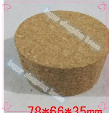

Packing material cork Sealed bottle stopper Large cork stopper plug large jars jar bubble bottle stopper 78*66*35mm