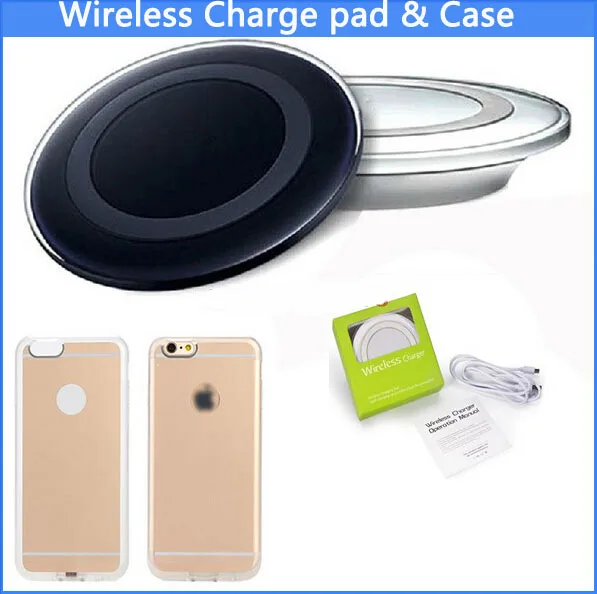 Ectobe Qi Беспроводной зарядный коврик док + приемник чехол для iPhone 5 5S SE/6 6s/6 6s плюс
