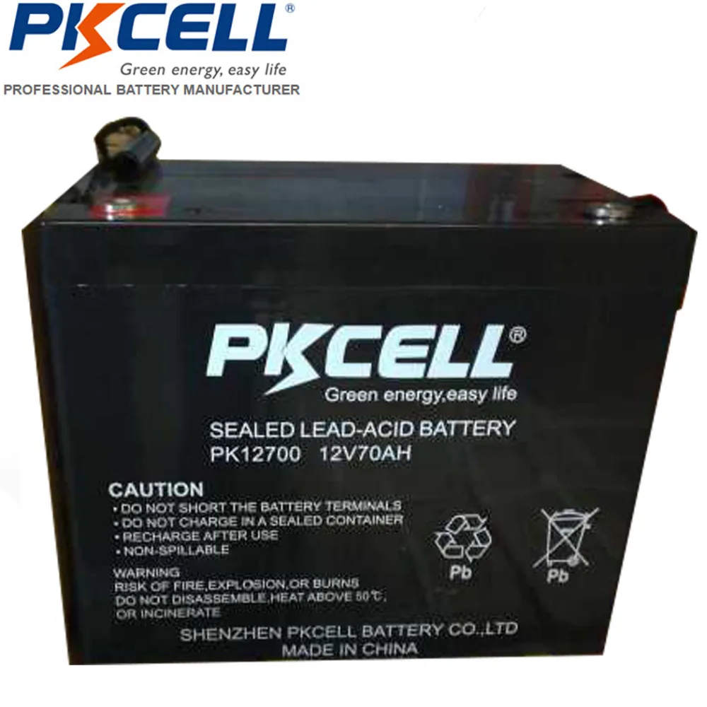 

PKCELL 12V 60A Sealed Lead Acid Rechargeable Battery 1 Pack