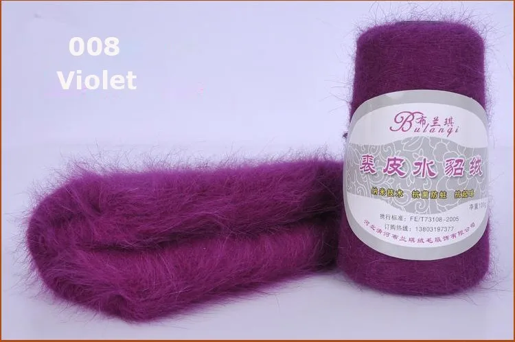 Натуральный мягкий на ощупь норковый кашемировый свитер женский кардиган хорошее качество заводской заказ плюс wsr325 - Цвет: 008