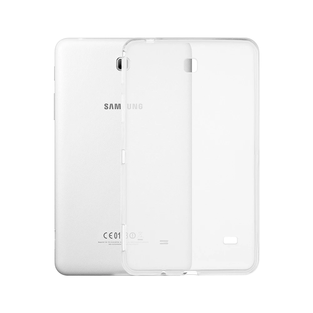 ТПУ Тонкий чехол для планшета s для samsung Galaxy Tab 4 7,0 LTE T230 T235 Tab4 SM-T230 T231 SM-T231 7,0 дюймов чехол-накладка - Цвет: Frosted(Clear)