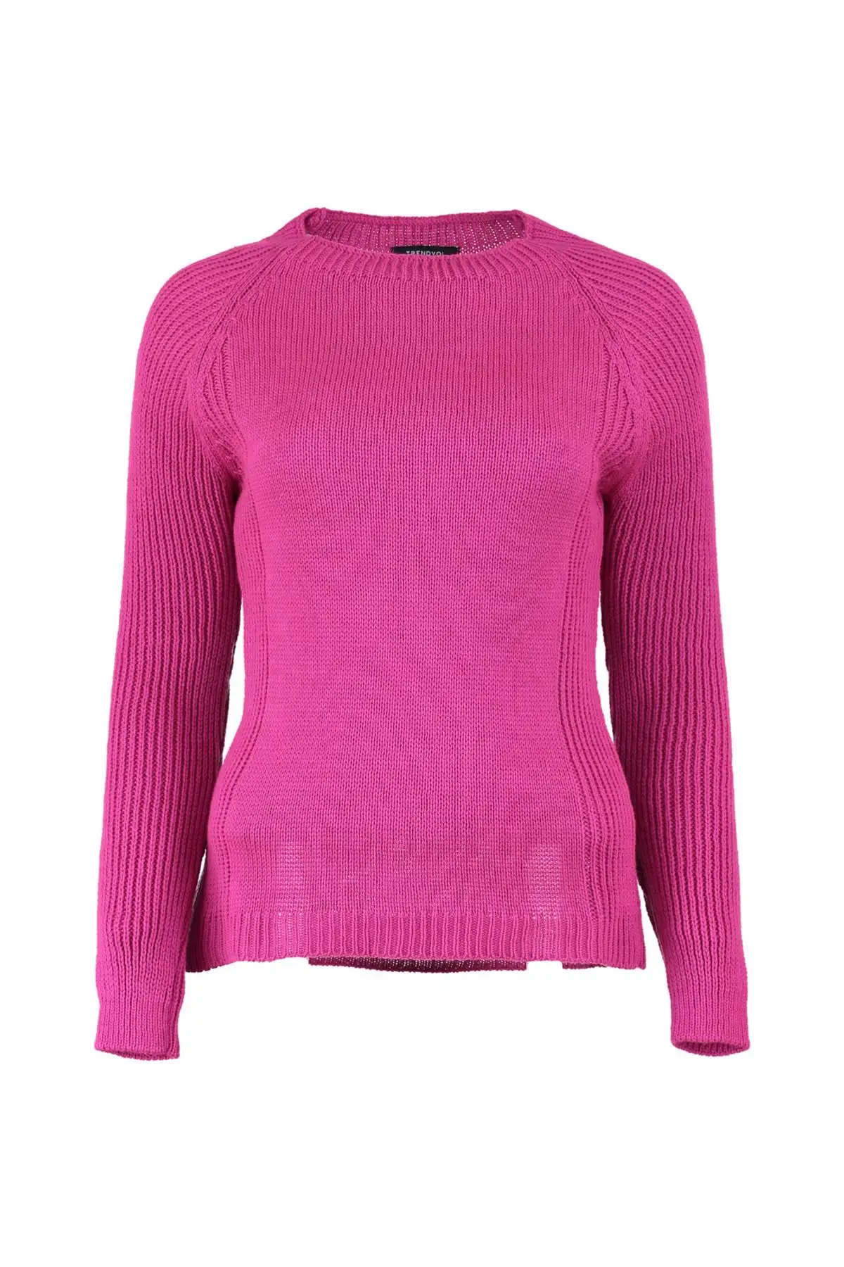 

Trendyol WOMEN-Fuchsia Bike Collar Sweater Sweater TWOAW20FV0047