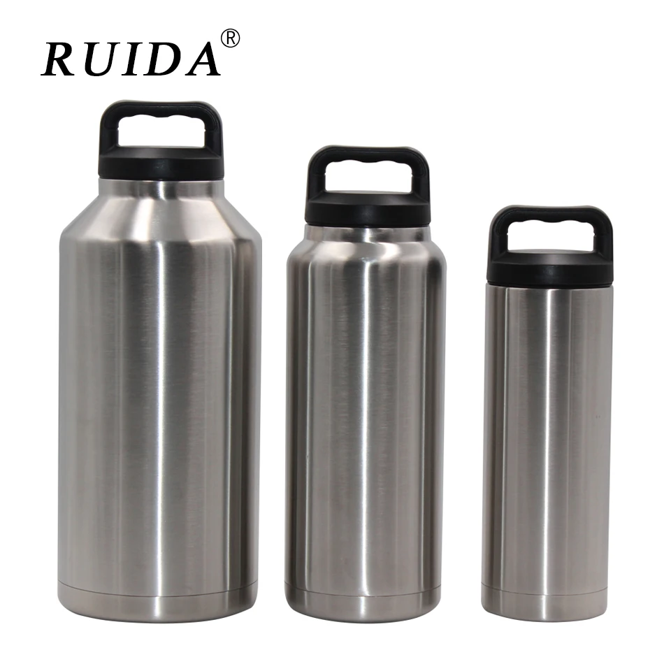 

RUIDA Insulation Cup 18/36 / 64oz Vacuum Double Layer 304 Stainless Steel Car Cup Large Capacity Insulation Cup ST010