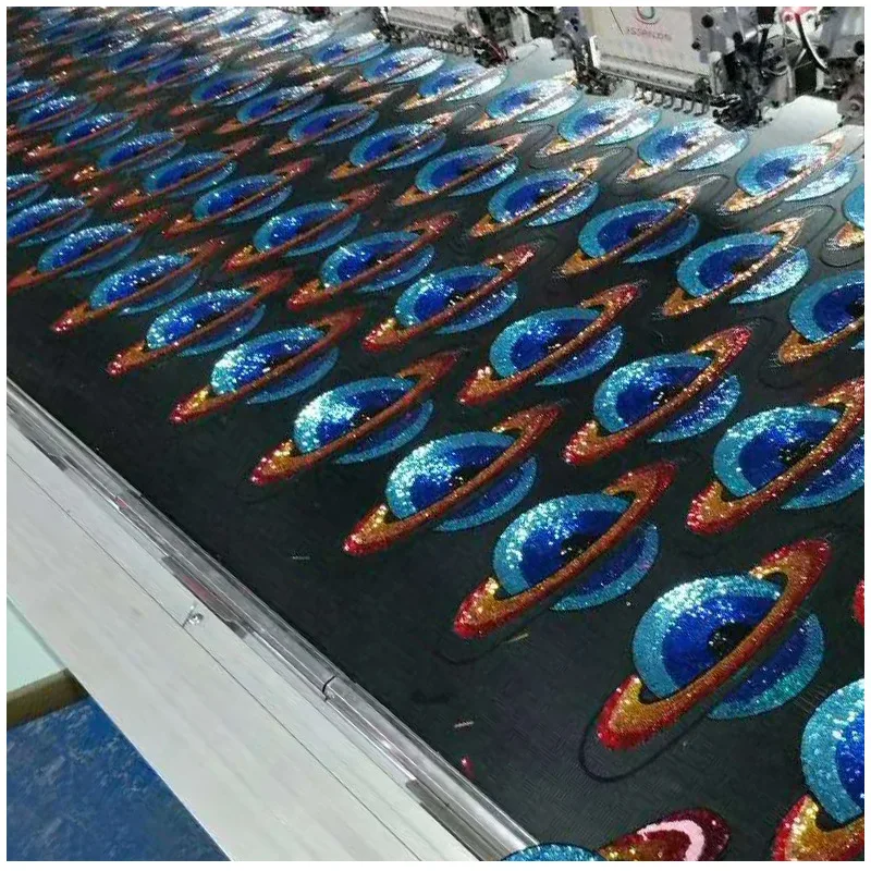 

50pcss/lot Large Applique Letters Sequins Embroidery Beads Patches Designers Flower kiss Iron on Shirt Sticker