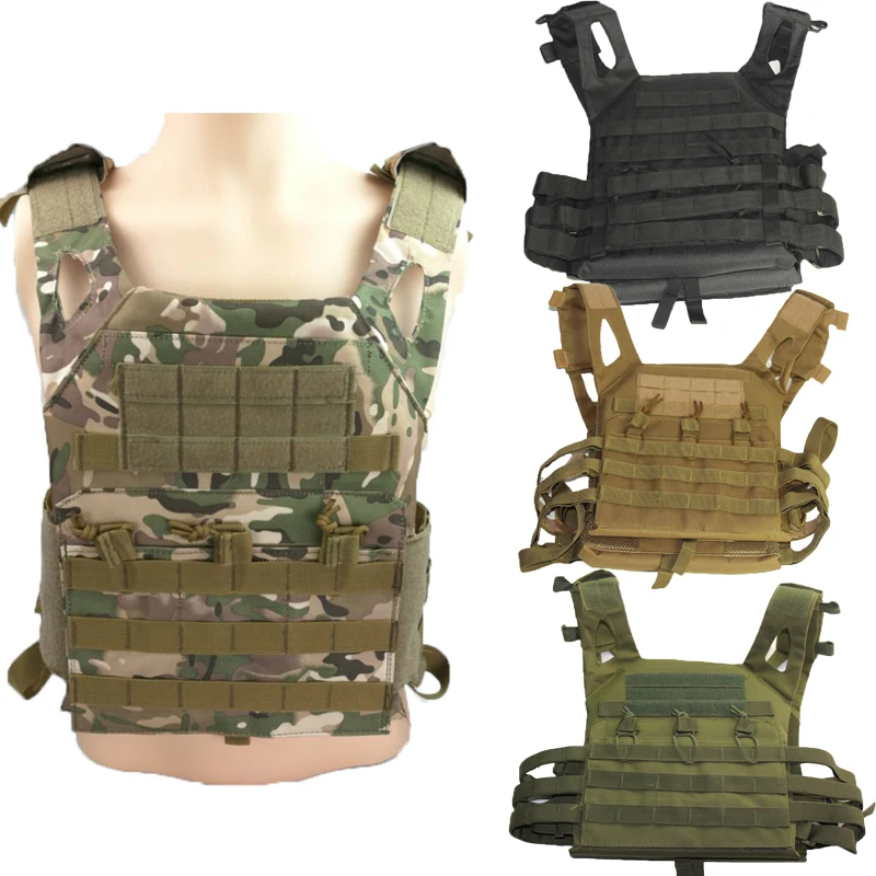 

Tactical Molle Vest JPC Multicam Hunting Ammo Magazine Body Armor Rig Paintball Protective Plate Carrier Waistcoat Airsoft Vest