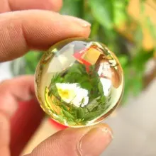 Прозрачный натуральный цитриновый кристалл шар 1,29 дюймов хрустальный шар