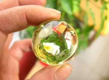 

Clear Natural CITRINE Quartz Ball 1.29Inch Crystal Ball
