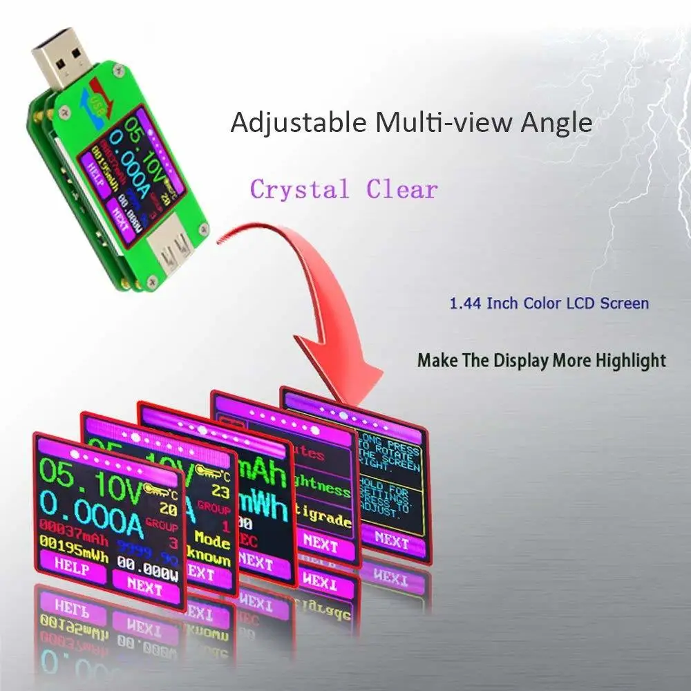 UM24-UM24C-Voltmeter-Ammeter-For-APP-USB-2-0-LCD-Display-Battery-Charge-Voltage-Current-Meter (2)