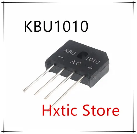 10PCS KBU1010 KBU 1010 10A 1000V diode bridge rectifier new and original IC