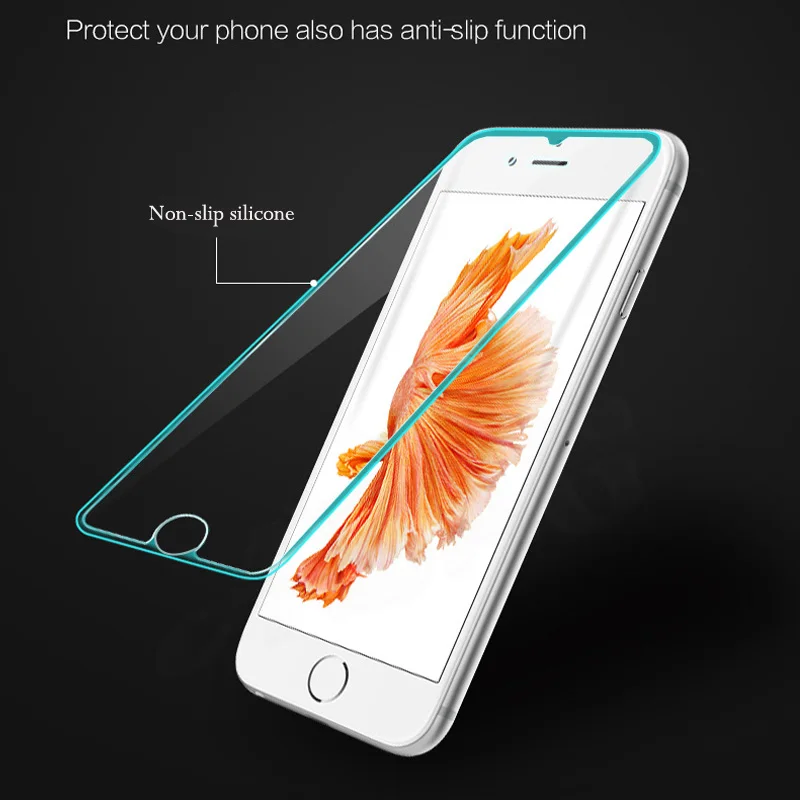 ABAG для iPhone 6 закаленная пленка полное покрытие 7 8 plus 3D Силиконовое полноэкранное