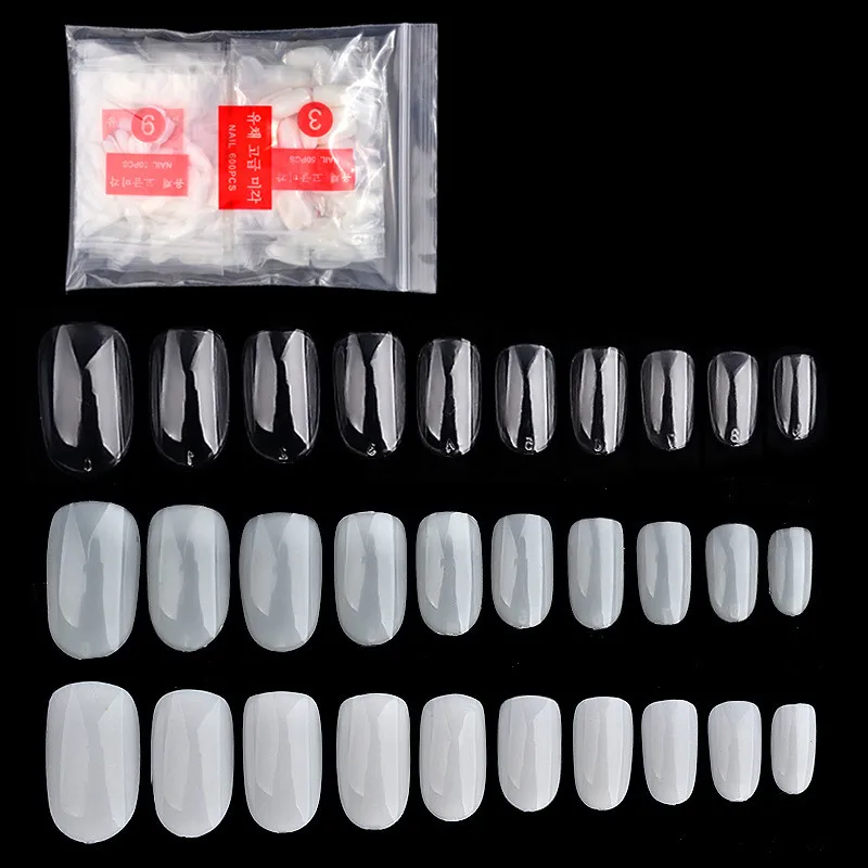 False Nail Tips Acrylic short false nails 
