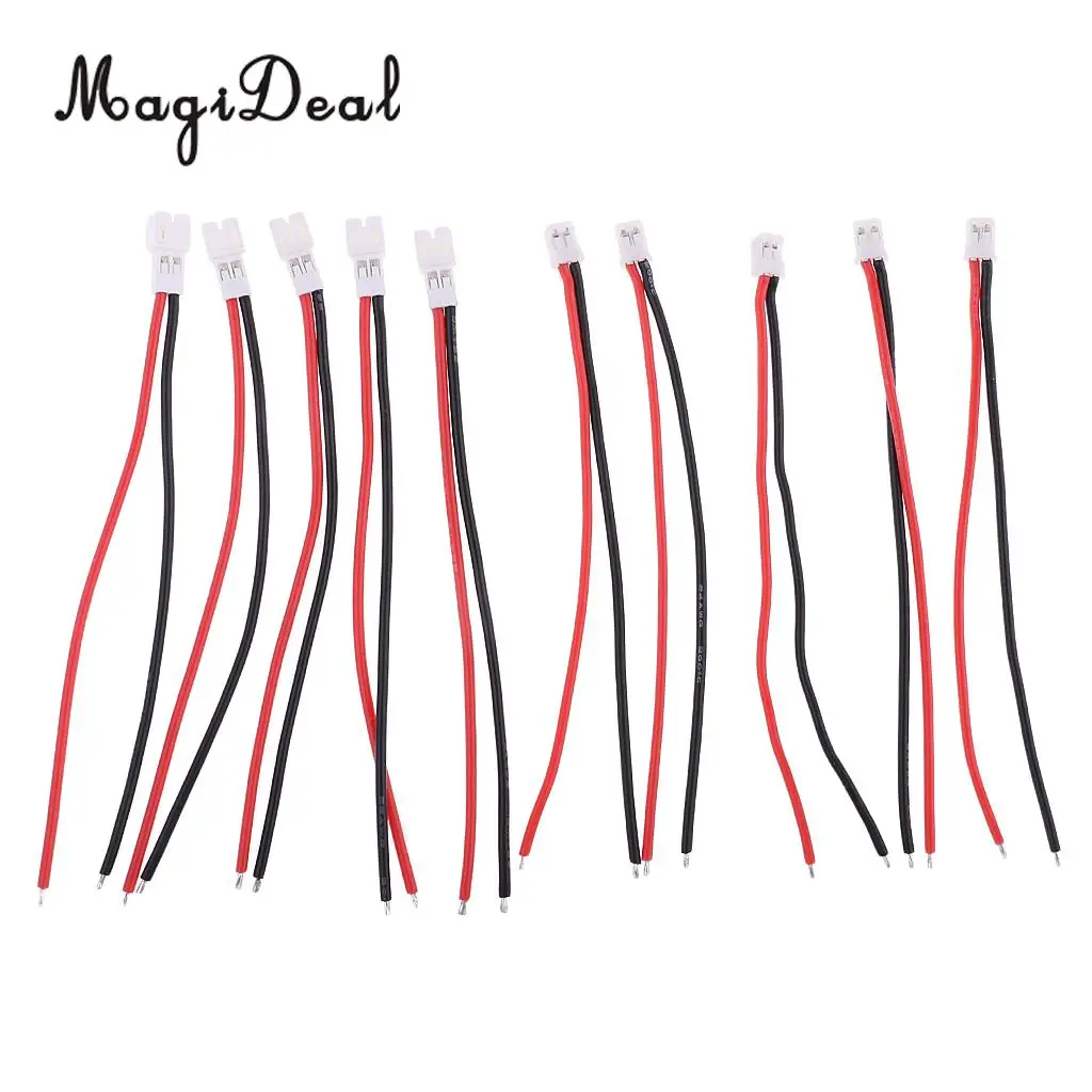 10Pcs RC Upgrade Parts 55mm JST-PH 2.0 Connector Wire Cable Line Adapter for RC Model Lipo Battery Charger RC Vehicle Model Acc