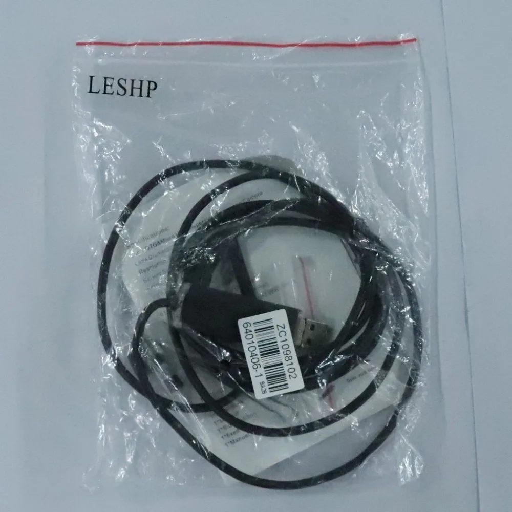 

2 IN 1 USB Taking Photo LED Lamp Adjustable Endoscope IP67 Waterproof 5.5mm Lens 1M 2M 5M Length Black Cable Inspection Tube