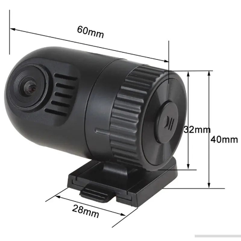 

Car DVR sprint camera mini hidden 140 angle driving recorder 1080p night vision reversing image