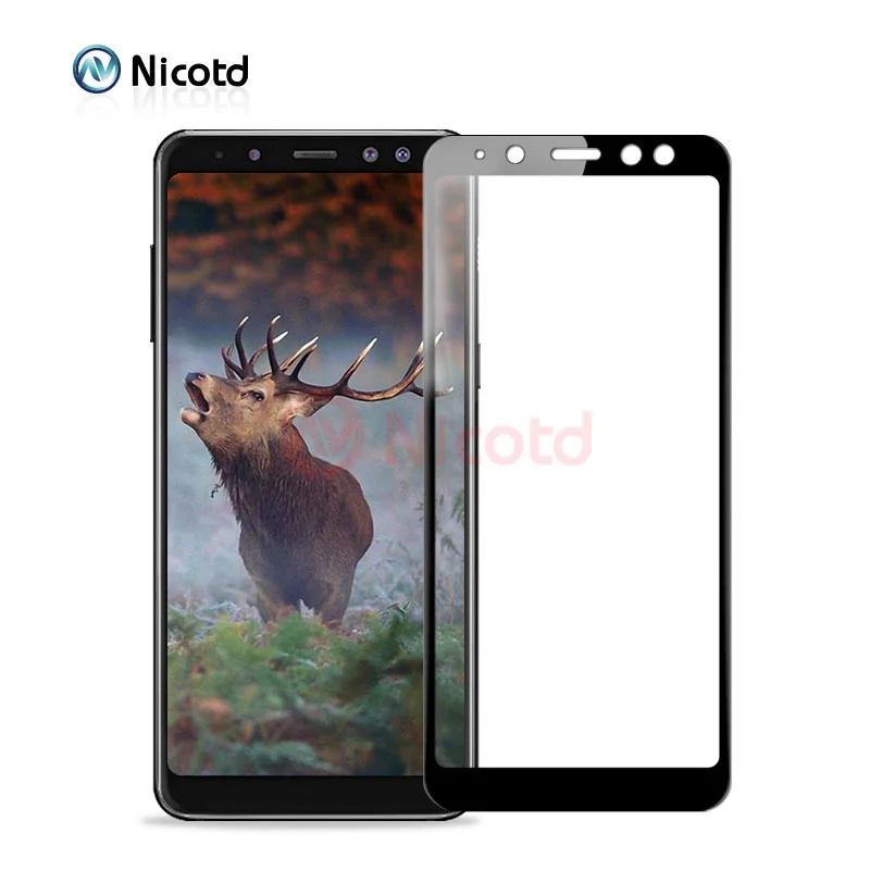 For Samsung Galaxy J4 J6 J8 A8 A6 Plus 2018 A3 A5 A7 2017 Full Cover Tempered Glass For Samsung A5 A7 A3 2017 Note4 Screen Film (3)