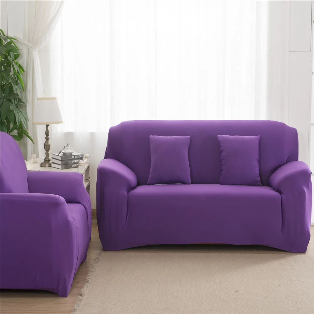 145-185 см полиэстер темный цвет диван-крышка одиночный диван диване Slipcover стрейч-Чехлы эластичный тканевый набор протектор подходит для стирки
