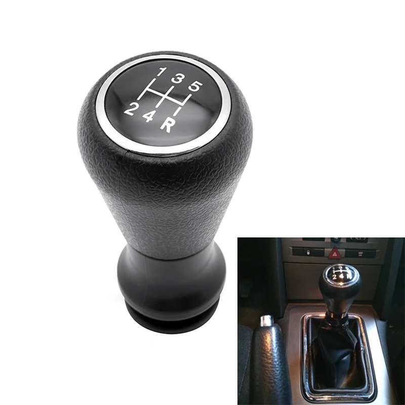 

Car Styling 5 speed Manual Gear Stick Frame Shift Lever Knob Shifter FOR Peugeot 206 207 406 407 2006-2013