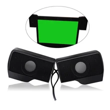 USB клип экран компьютерный динамик компактный USB проводной ноутбук стерео Саундбар для ноутбука компьютер ПК настольные планшеты