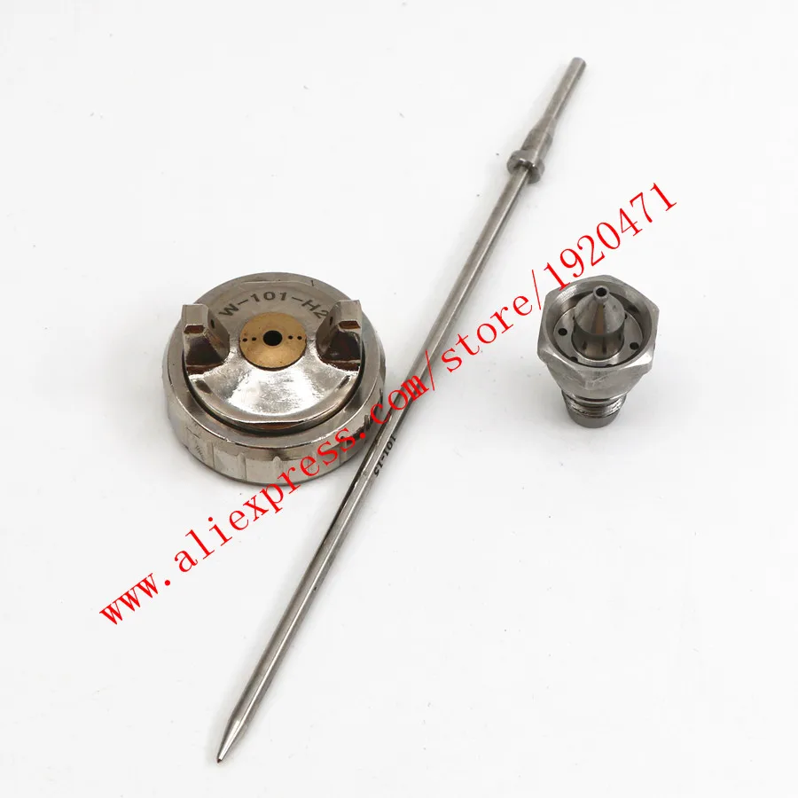 

Japan W-101 spray gun nozzle, 1.0/1.3/1.5/1.8mm, Japan made, nozzle+ needle + air cap set for W101 Spray Gun