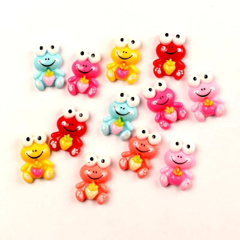 

50Pcs Mixed Resin Frog Cabochon Flatback Embellishments Decoration Crafts Embellishments For Scrapbooking Diy Accessories
